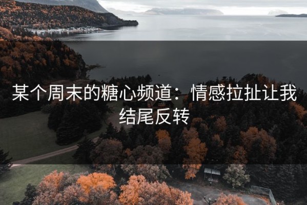 某个周末的糖心频道：情感拉扯让我结尾反转