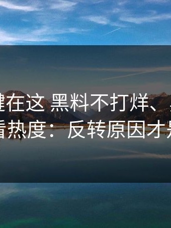 原来关键在这 黑料不打烊、黑料入口别只看热度：反转原因才是核心