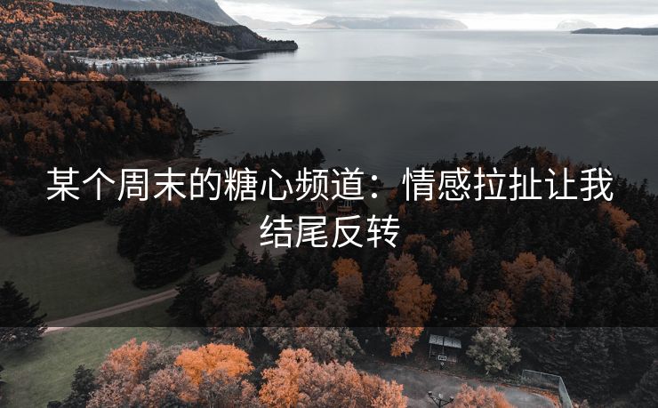 某个周末的糖心频道：情感拉扯让我结尾反转